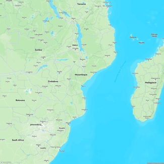 Map of Mozambique