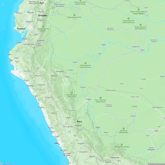 Map of Peru