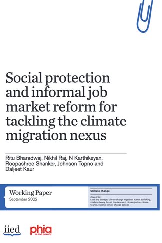 Social protection and informal job market reform document