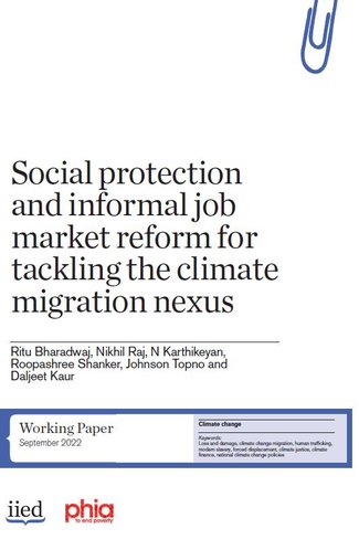 Social Protection and Informal Job Market Reform for Tackling the Climate Migration Nexus (Kendrapara, India) document cover